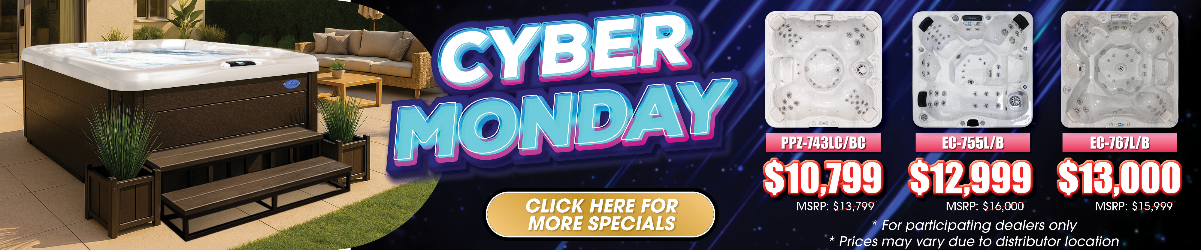 Calspas hot tub being used in a family setting - Boca Raton